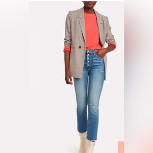 MOTHER Pixie Dazzler Ankle Fray Jeans